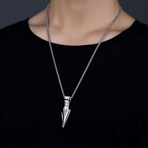 Vintage Arrow Pendant Necklace